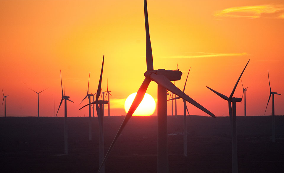 Cedro Hill wind farm in Webb County Texas repower_clearway energy