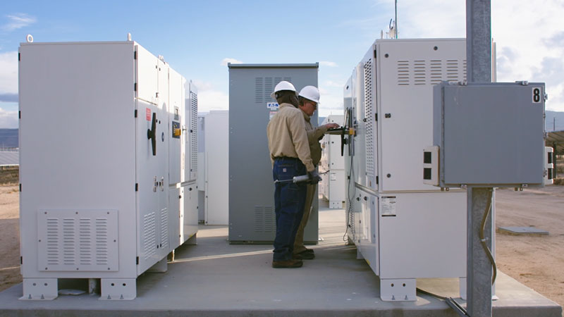This is clearway battery storage technicians