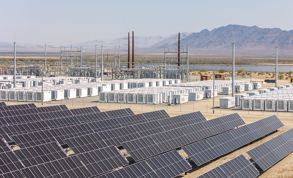 Victory Pass and Arica solar and storage projects in Riverside County California._clearway energy